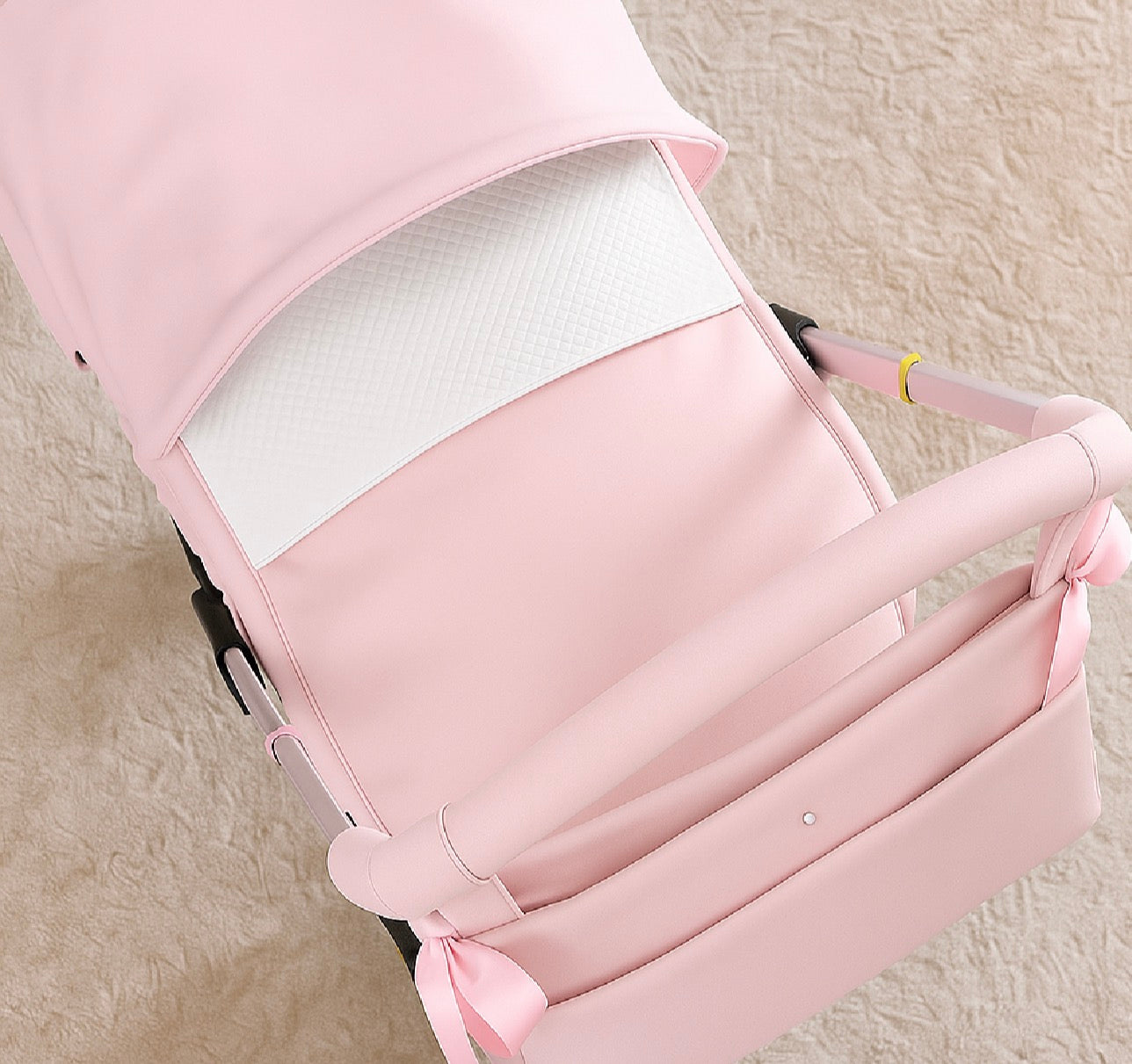 068227 Nubeluna Doona Car Seat Cover Pink Leather