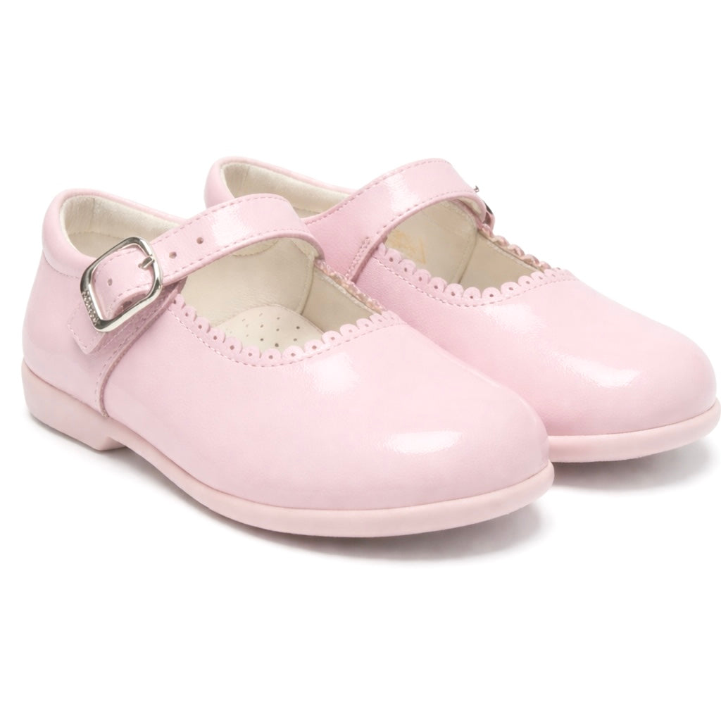 Y97401 Andanines Buckle Mary Jane Shoe Pink Patent