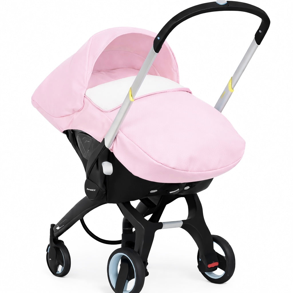068227 Nubeluna Doona Car Seat Cover Pink Leather