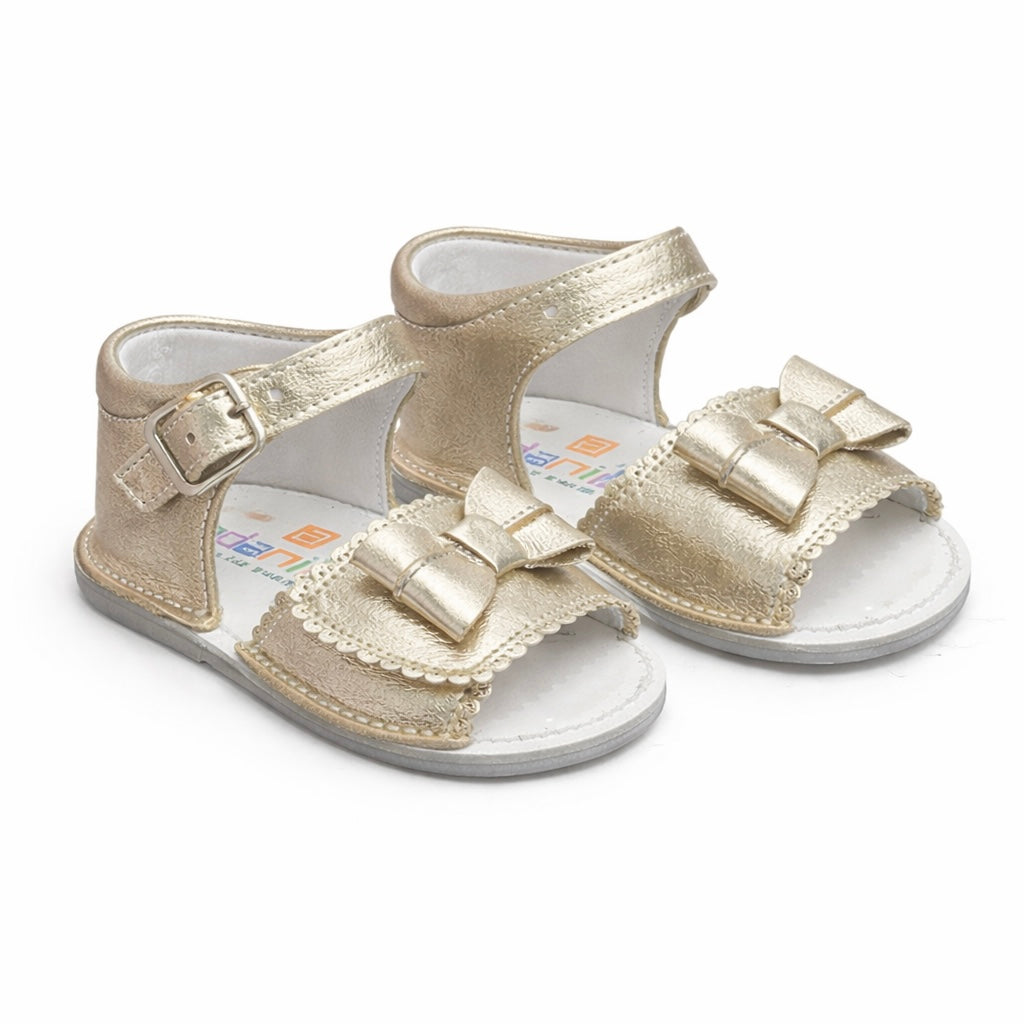 191814 Sandal Gold Leather