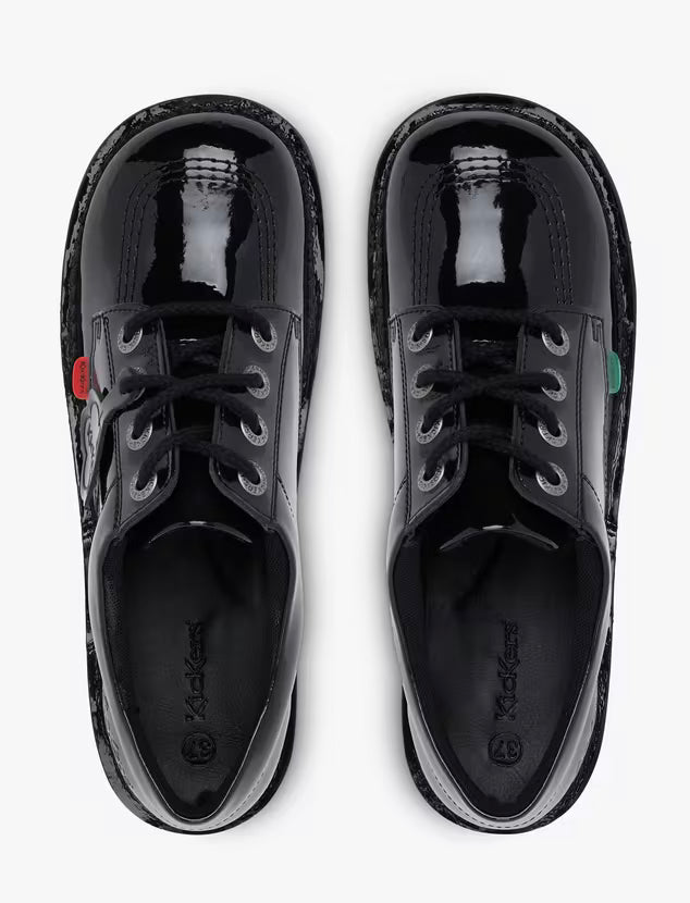 Kick Lo Kids Kicker Shoes Black Patent