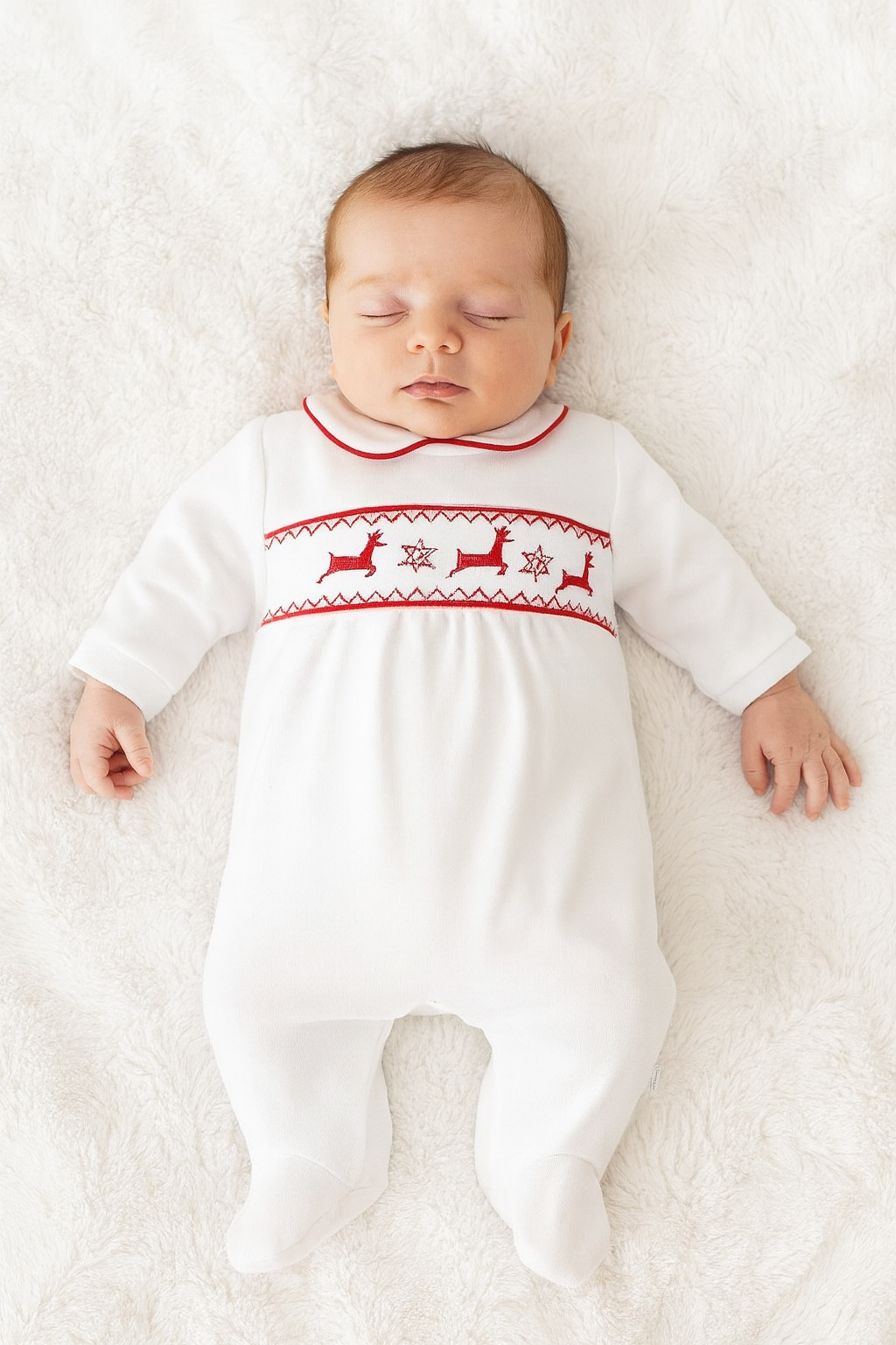 AX2081 Reindeer Christmas Babygrow