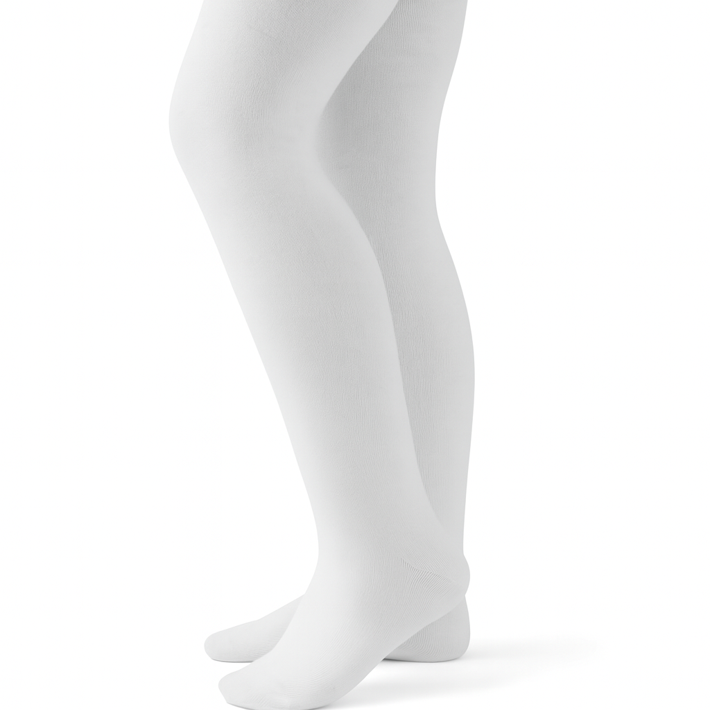 Sheldon Plain White Tights