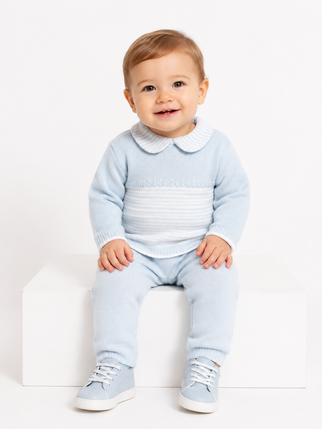 Marshall Pex Baby Knit Tracksuit Blue