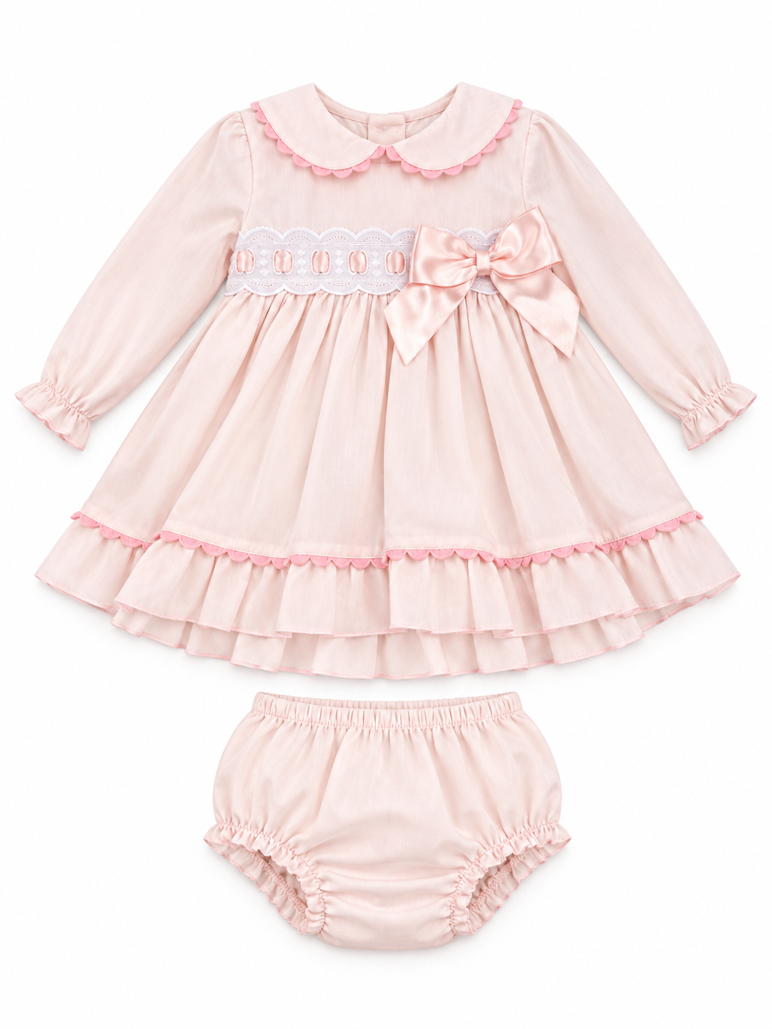 MYD26201 Baby Girls Weeme Dress & Bloomers Pink