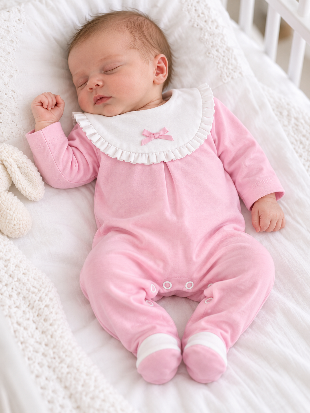 SG146 Baby Girls Babygrow Pink