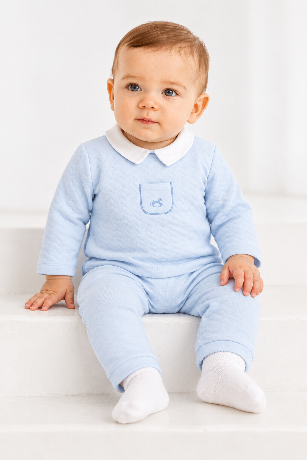Pex Rocking Horse Blue Tracksuit Set