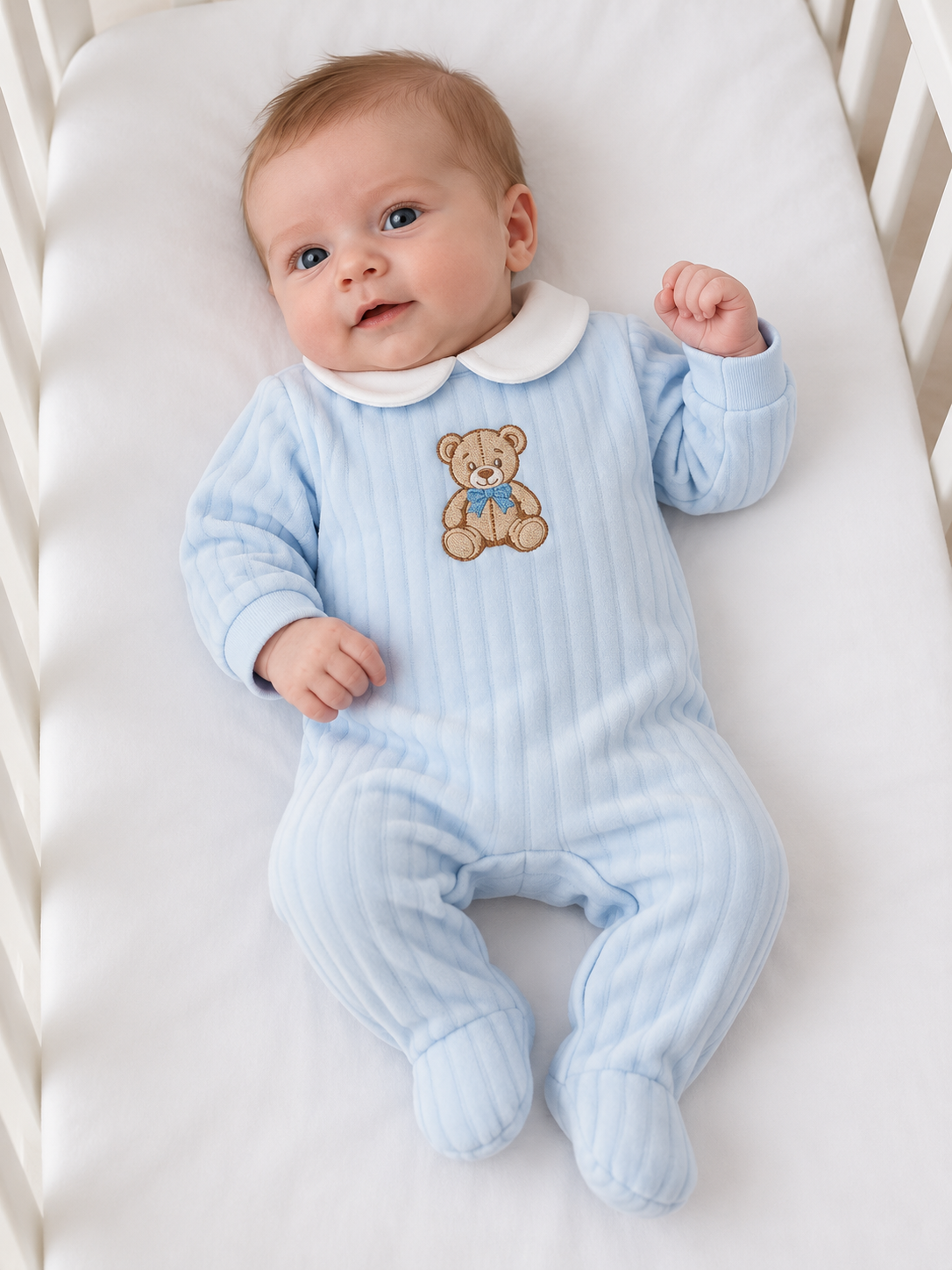 119 Baby Bear Babygrow Blue