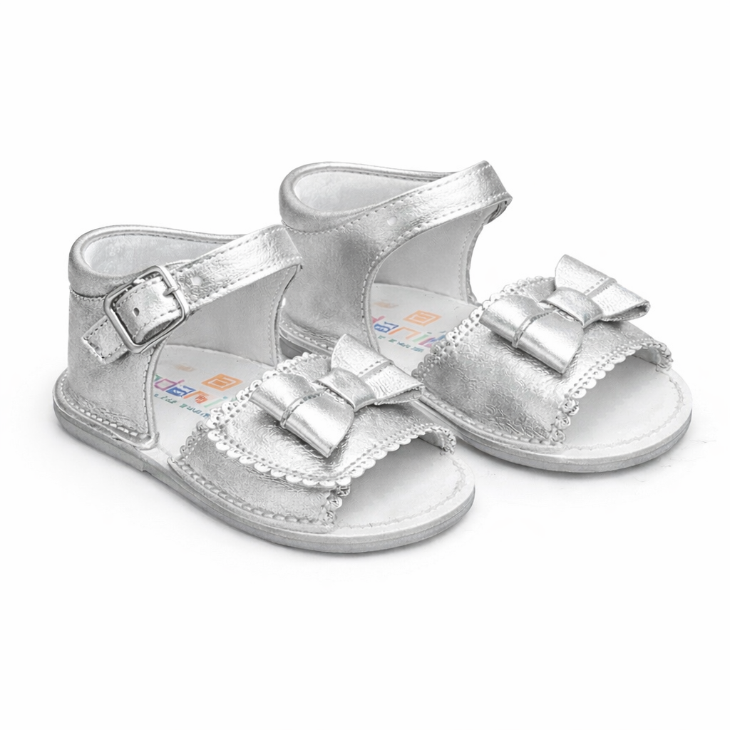 191814 Sandal Silver Leather