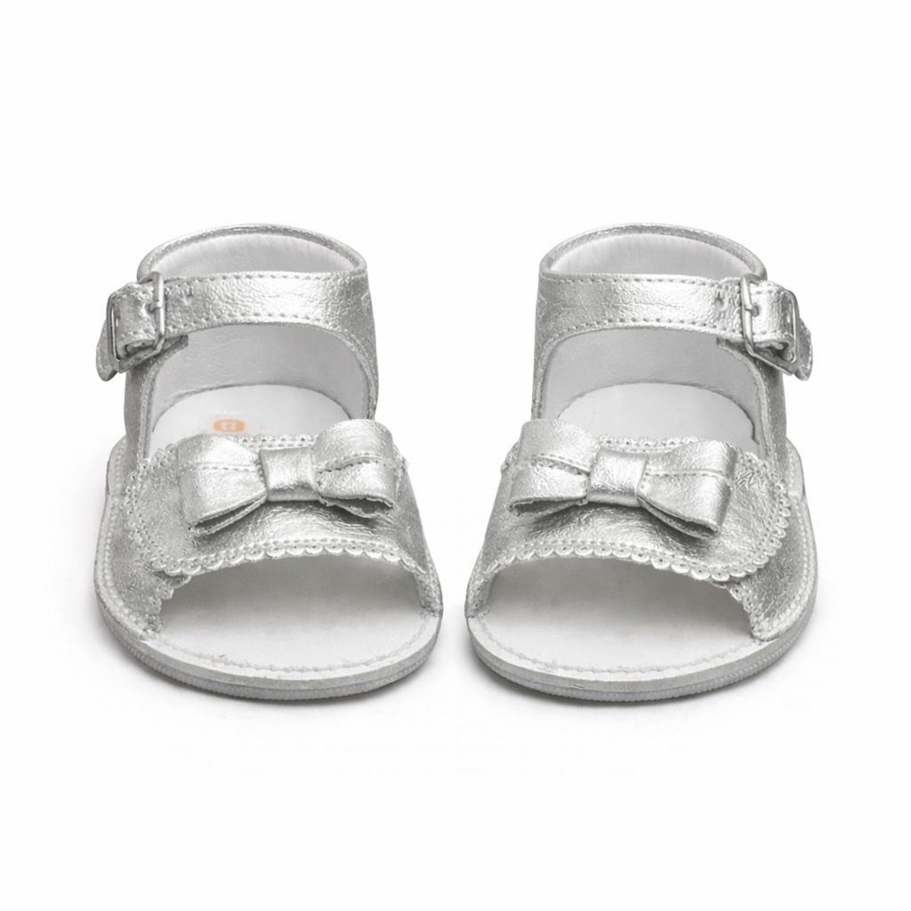 191814 Sandal Silver Leather