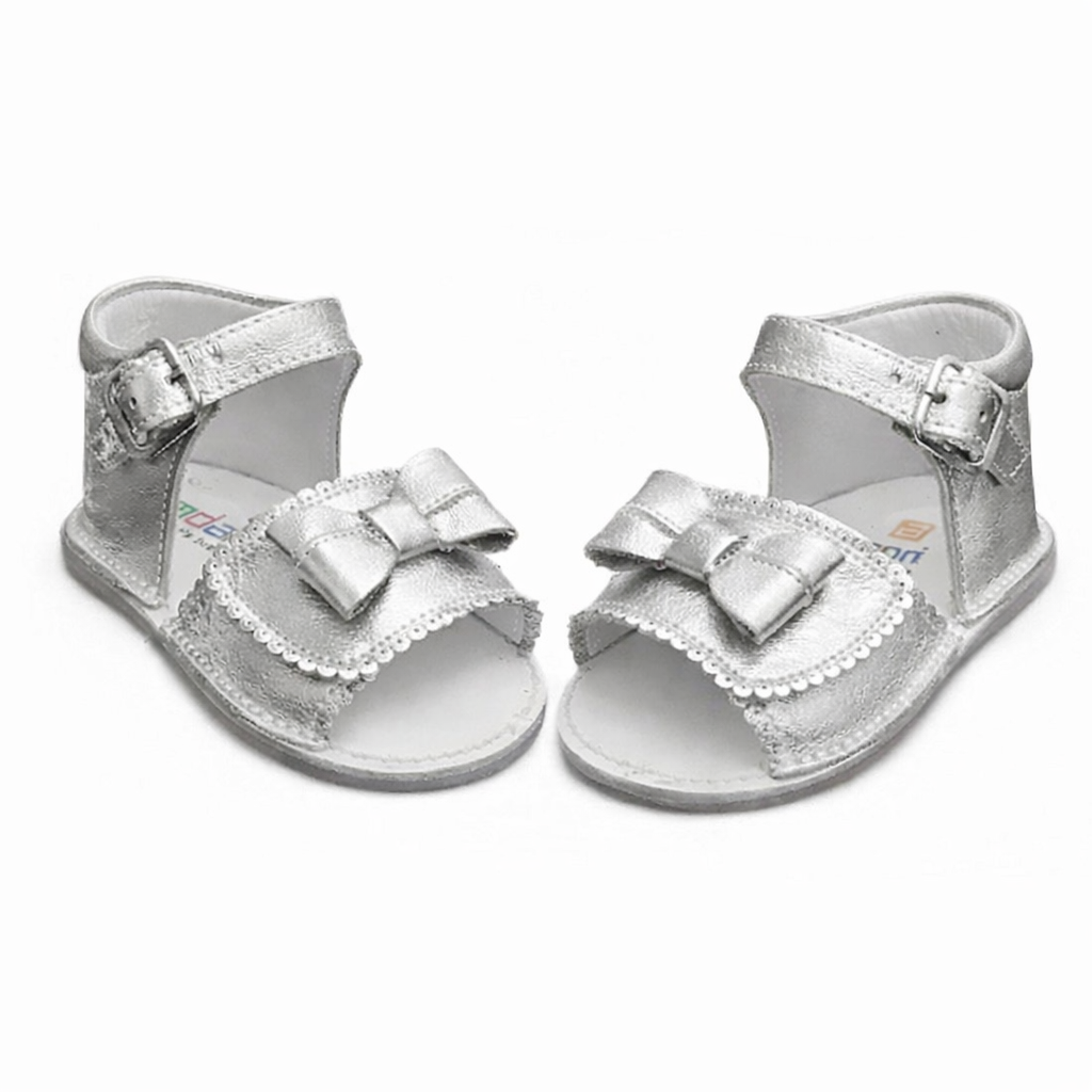 191814 Sandal Silver Leather