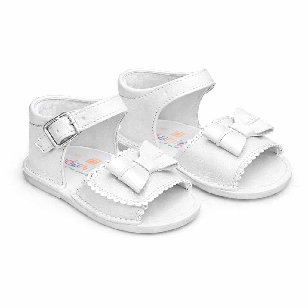 191814 Sandal White Leather