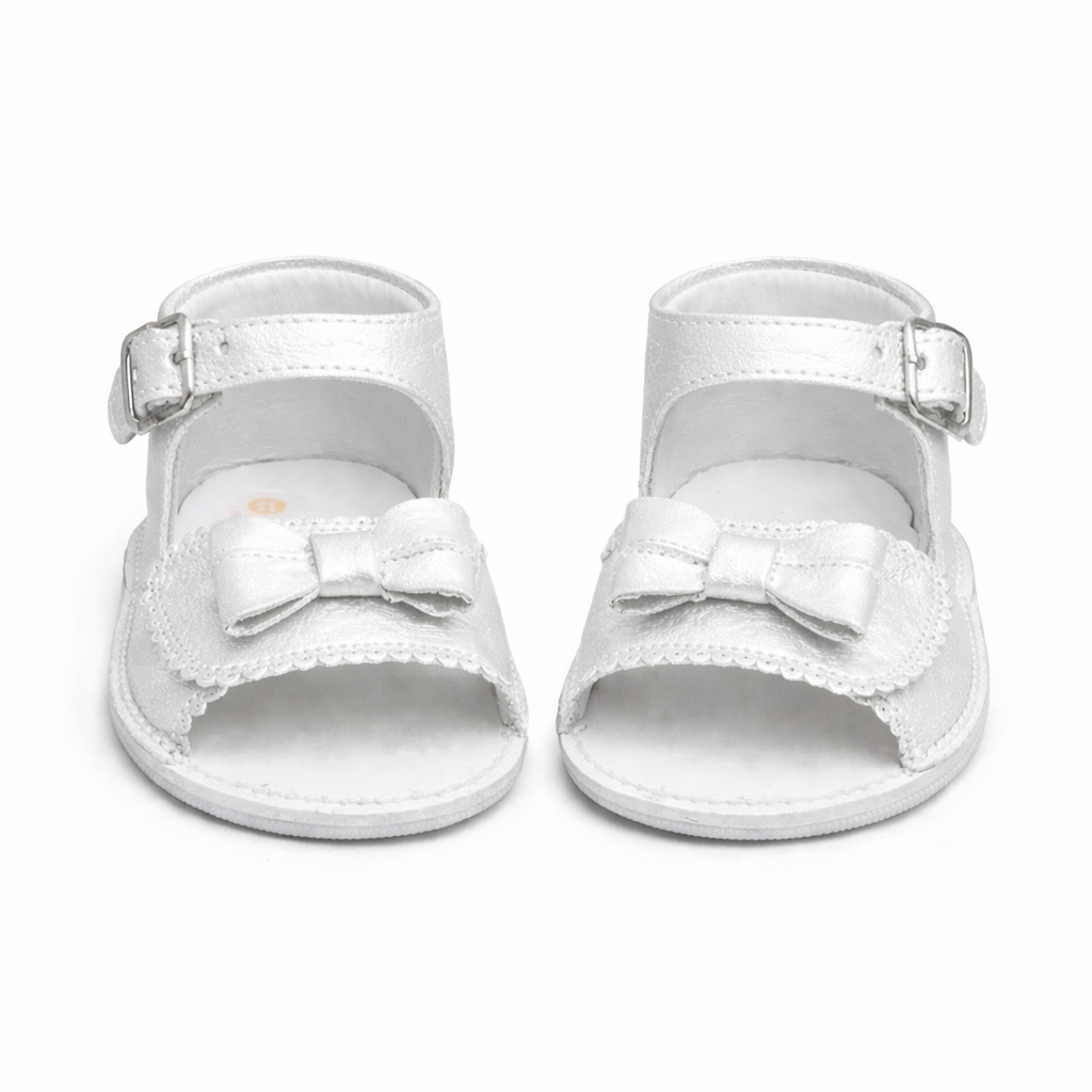191814 Sandal White Leather