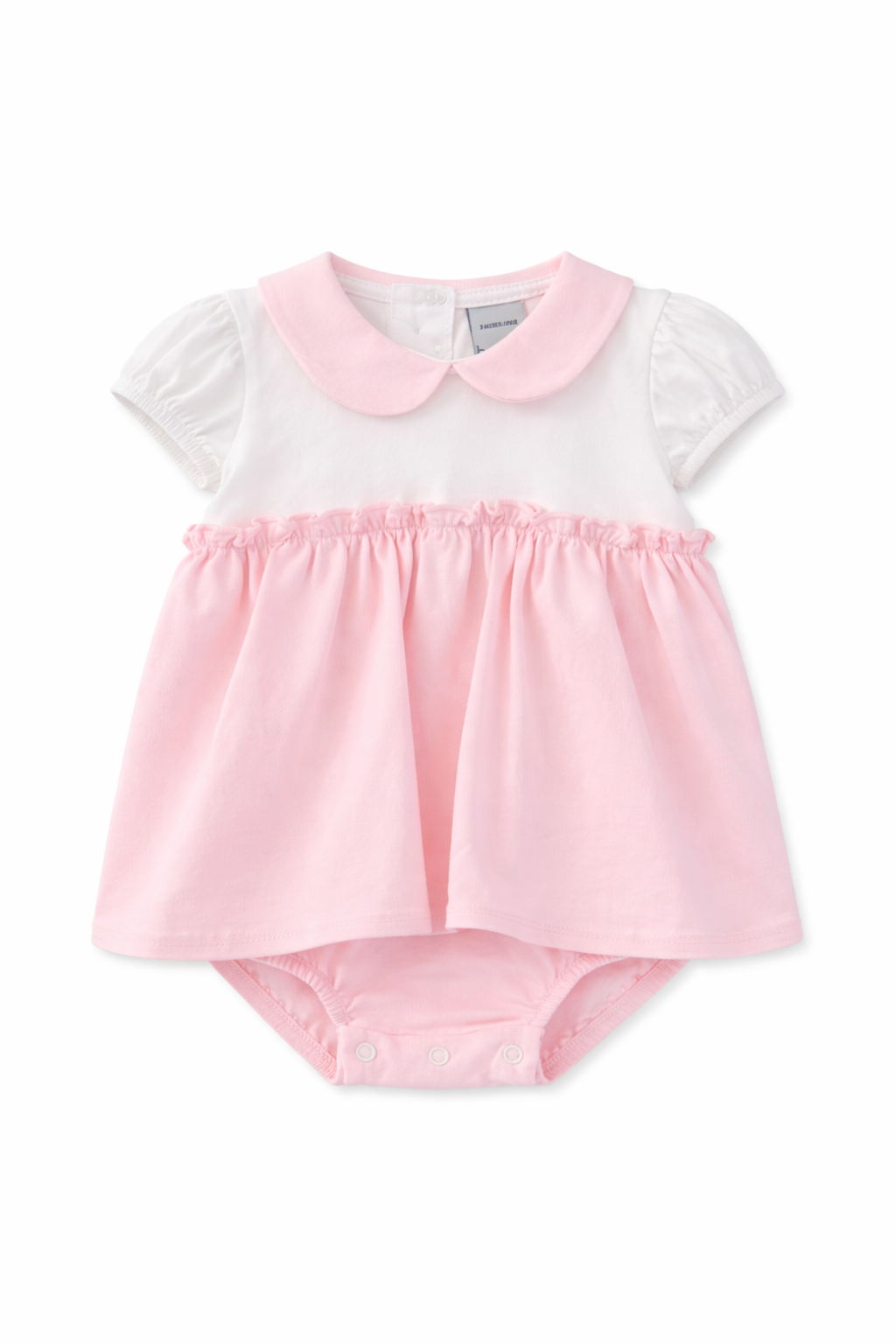 31219 Babidu Frilly Dress Romper Pink
