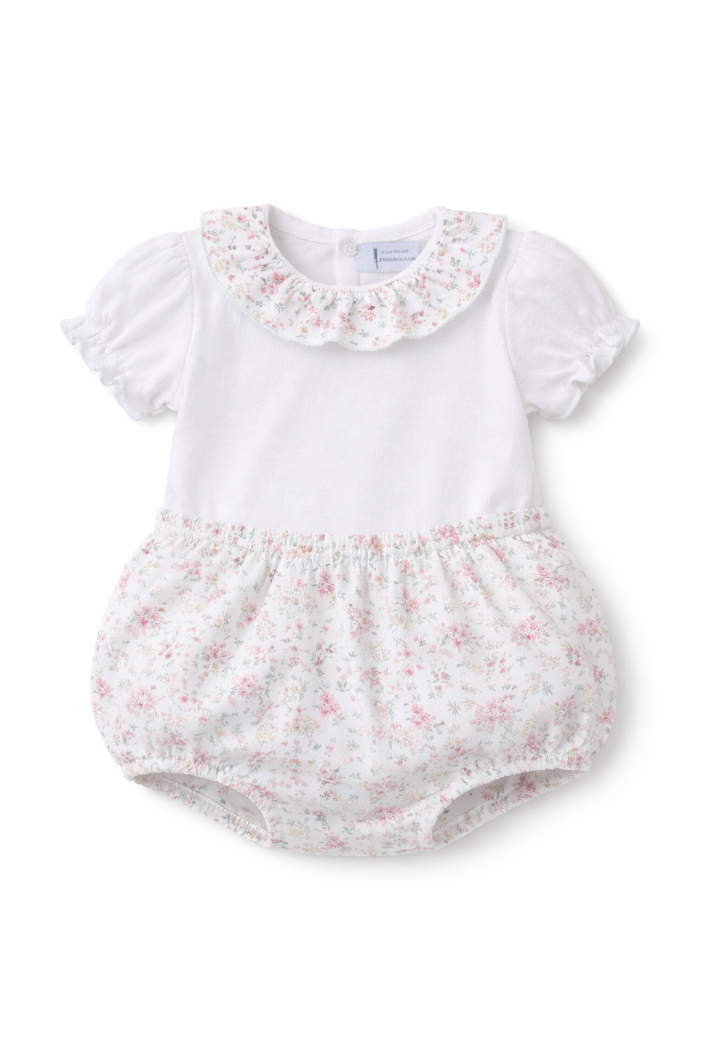 47224 Babidu Baby Girls Floral Jam Pants Set Mint