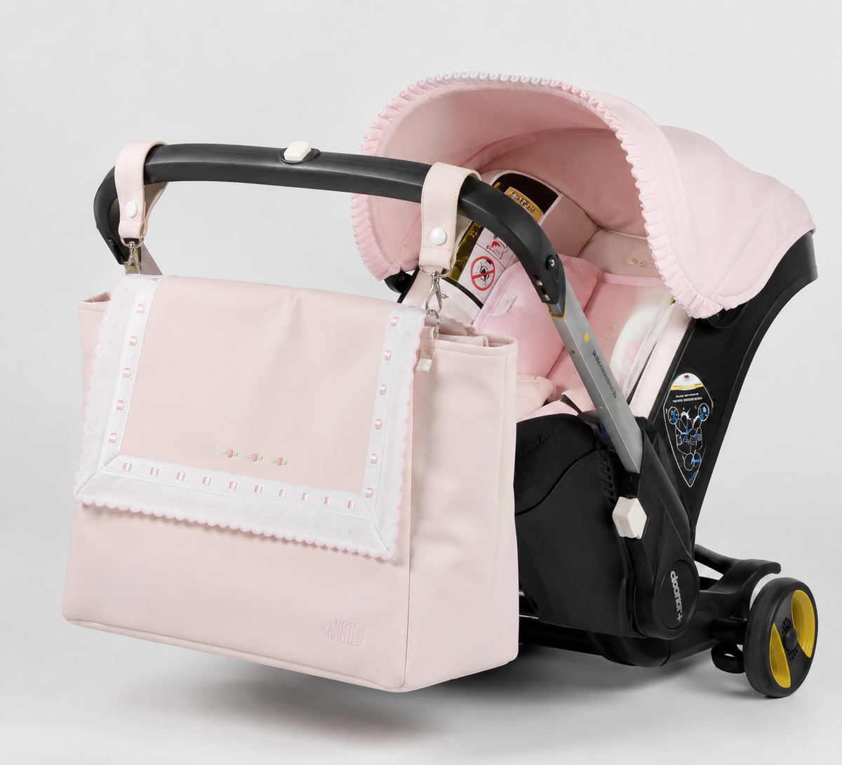 Nubeluna 072441 Rose bud Baby Changing Bag Pink
