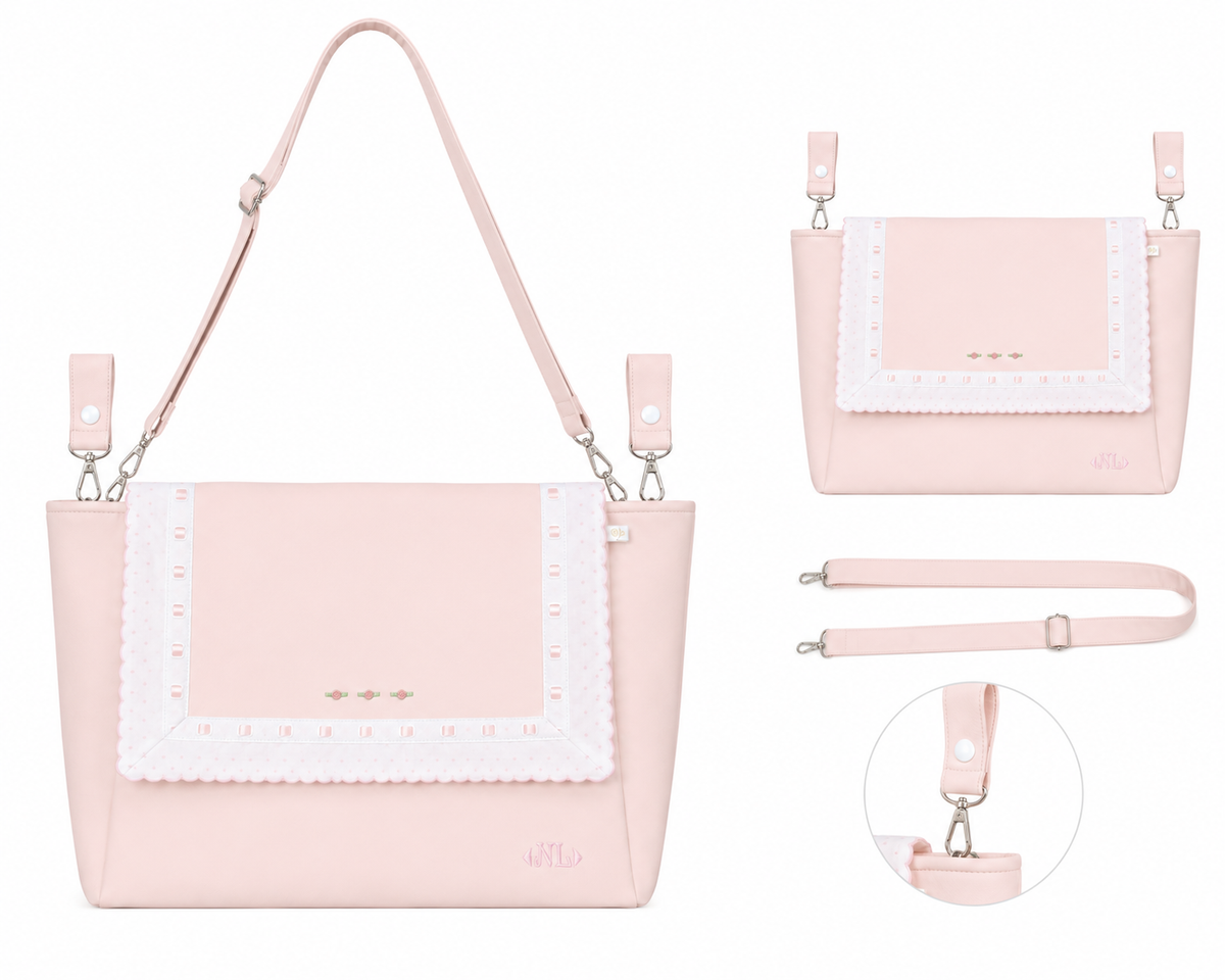 Nubeluna 072441 Rose bud Baby Changing Bag Pink