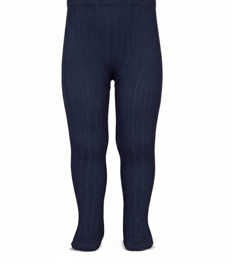 2.016/1 Condor Navy Ribbed Tights
