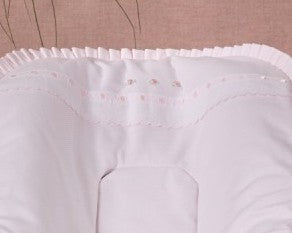 072237 Leatherette Rosebud Doona Car Seat Cover Pink